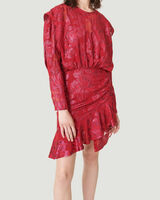MURAI METALLIC LONG SLEEVE DRESS image number null